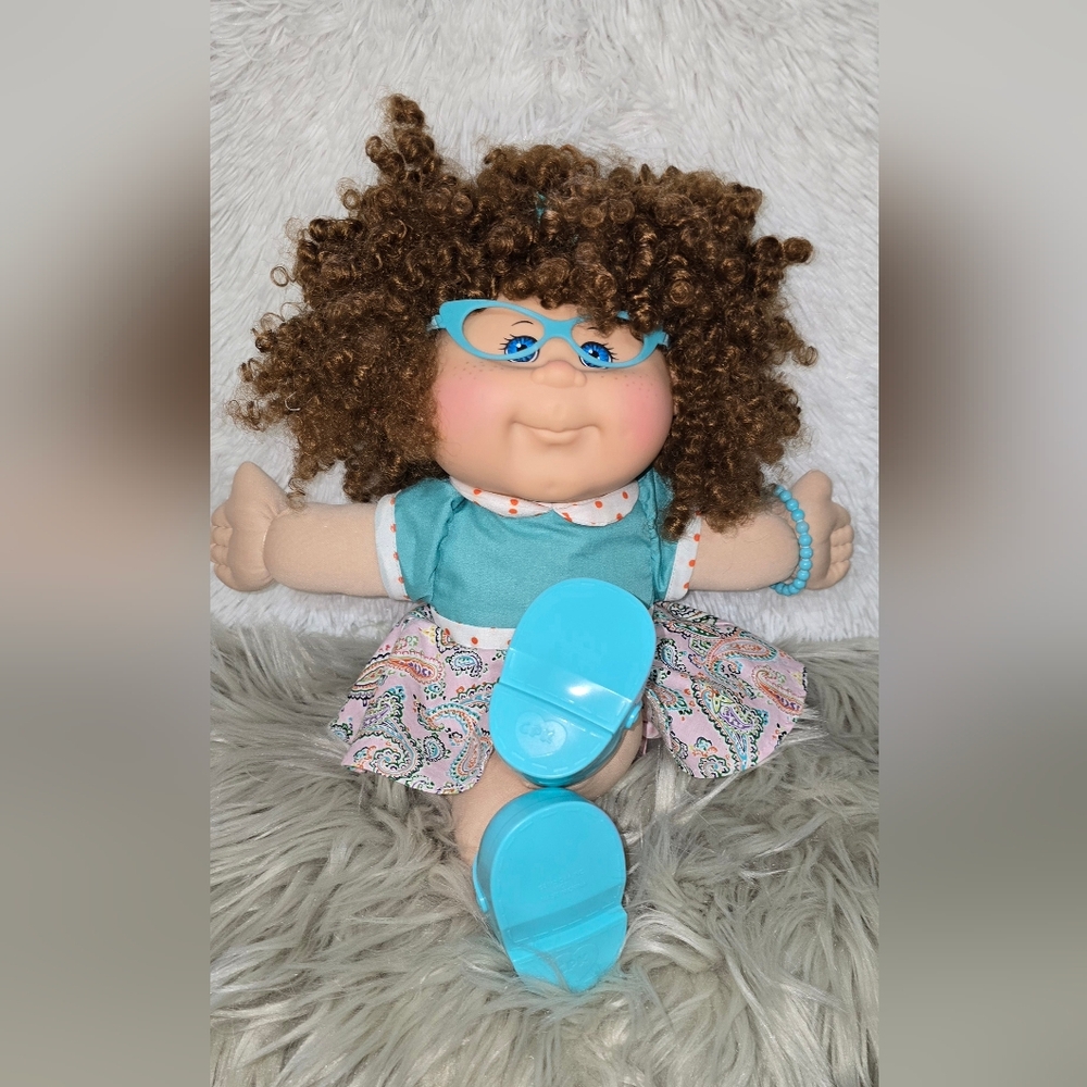Super curly cabbage patch doll